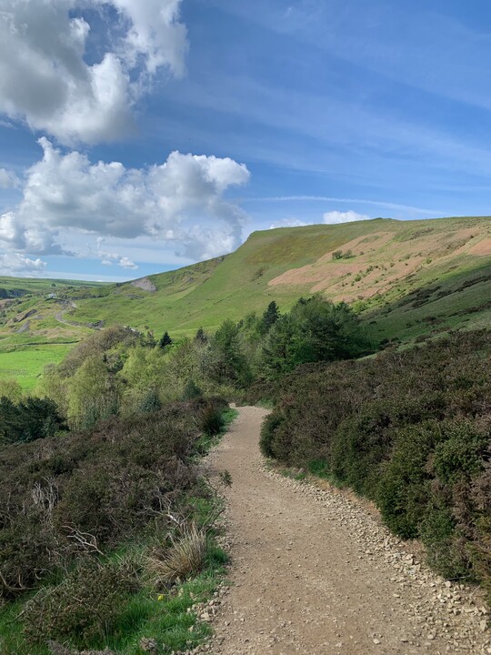 Mam Tor in the Peak District, England 