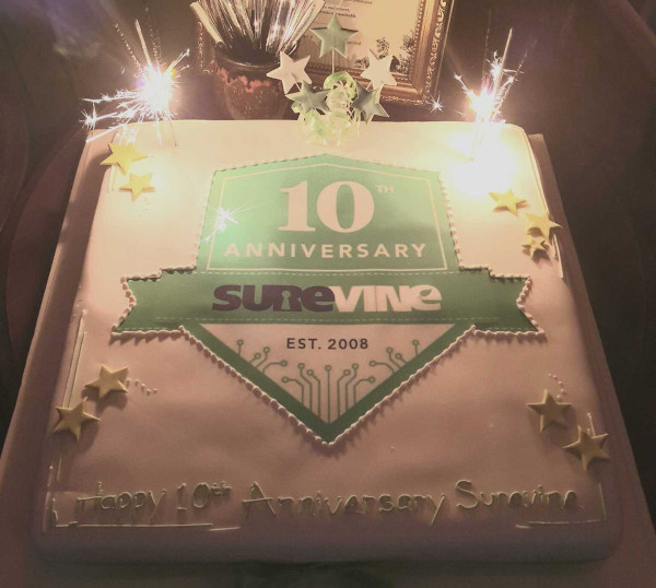 10th celebration cake